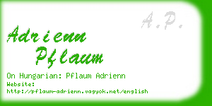 adrienn pflaum business card